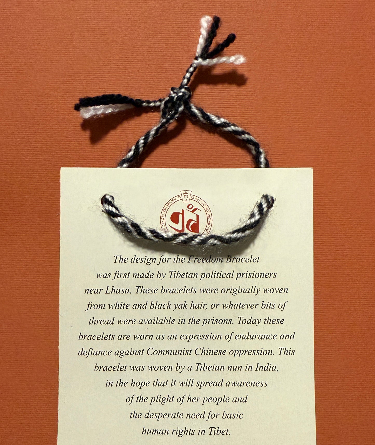 Freedom 'Rangzen' Bracelet Handwoven by Tibetan Nuns