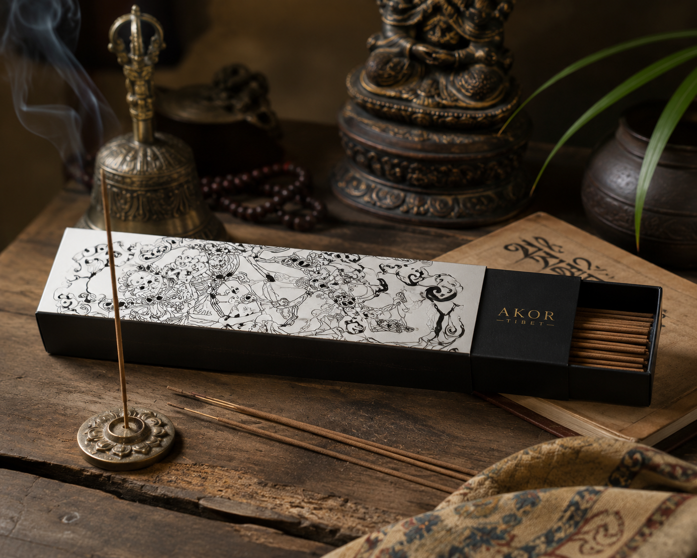 Citipati Classic Incense Storage Box